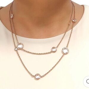 Ippolita Rock Crystal Rose Necklace